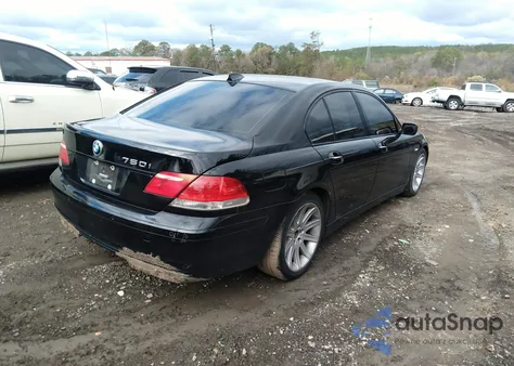 2007 BMW 750I from USA, damaged, VIN WBAHL83537DT09106